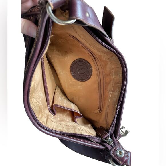 Etienne Aigner Tapestry Adjustable Shoulder Bag - Picture 5 of 6